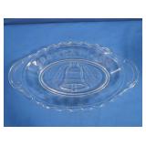 1876 Glass 100th Centennial Plate