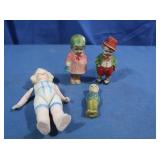 Antique German Jointed Bisque Doll (repaired,