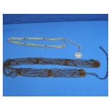 Vintage Beaded Belts 36"