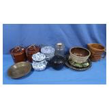 Preserves Crocks, Pitcher, Teapot, Spongeware &