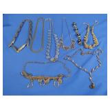 Vintage Costume Jewelry Chain, Bracelets