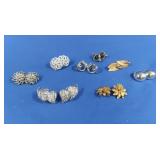 Vintage Costume Jewelry Earrings