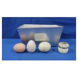 Natural Stone Pig, Alabaster Trinket Cup, Real