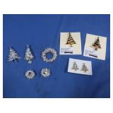 Christmas Pins & Earrings