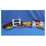 Plastic Train Cars, Tin Toys & more