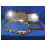 4 Vintage Mirrors