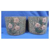 2 Pottery Planter Pots