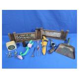 RR Village Signs, Metal Figurines, BSA Tie & more