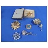 Vintage Costume Jewelry Pins