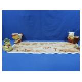 Decorative Planters, Pony Express Map