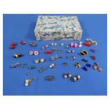 Vintage Costume Jewelry Earrings