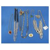 Vintage Costume Jewelry Bead Necklaces and Chains