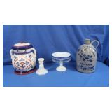 Ale Jug, Milk Glass & more
