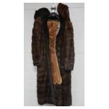 Striped Real Fur Duster Coat, Hats & more