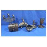 Vintage Brass D?cor, Candle Holders