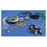 Vintage Costume Jewelry Necklaces, Earrings