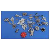 Vintage Costume Jewelry Pins