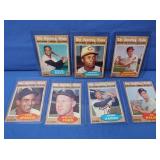 7-1962 Topps Sporting New All Stars-All 7 Players