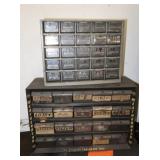 2 Hardware Cabinets 11Hx16.5Wx5"D&