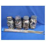 Buttons & Knitting Needles