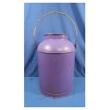 Purple Painted Milk Jug