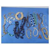 Vintage Costume Jewelry Bead Necklaces-Chain