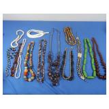 Vintage Costume Jewelry Bead Necklaces