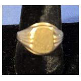 10K Signet Ring 2gr