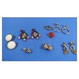 Vintage Costume Jewelry Earrings