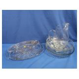 Candlewick Appetizer Tray, Bowls, Pitcher & more