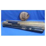 Vintage Baseball Bats-Mickey Mantle, Pirates Game