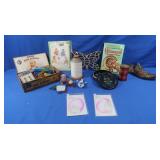 Thread Spool, Painted Shoe Last, Sewing Patterns