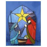 Stained Glass Holy Family