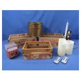 Battery Operated Candles, Witch w/Candle Light,
