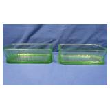 Uranium Glass Fridge Containers (no lids)