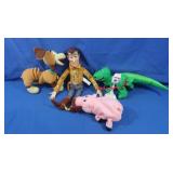 Woody, Stuffed Dinosaur, Slinky Dog, Pig & more