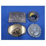 Belt Buckles-Piny Express, NRA, Fox, Mine Rescue
