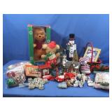 Christmas D?cor-Pooh, Ceramic Church, Ornaments