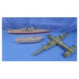 Plastic Model Ships & Airplane