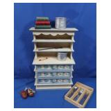 Childs Play Hutch w/Silverware & more