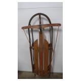 Monoplane Sled c.1950-American Acme Co 47" w/Rope