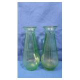 Uranium Glass Vases