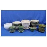 Vintage Flower Pots-various sizes, Ceramic