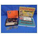 Printing Sets-Showcard, Fulton Rubber