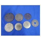 Antique 1800s Brothel/Hotel Tokens