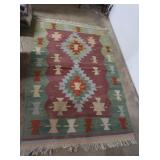 Native American Woven Rug 74x48"
