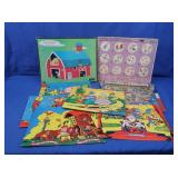Vintage Childrens Board Puzzles