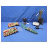 Antique Thread & Scissor Storage, Antique