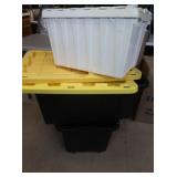 2 XL HD Totes w/Lids
