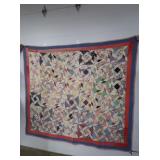 Vintage Hand Stitched Whirlpool Windmill Pinwheel